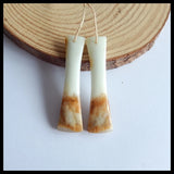 Amazonite Gemstone Women Earring Beads 41x13x4mm