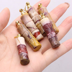 Chrysolite Perfume Essential Oil Bottle Pendant Necklace