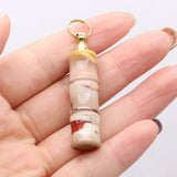 Chrysolite Perfume Essential Oil Bottle Pendant Necklace