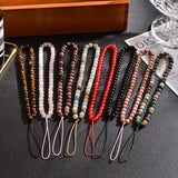 Gemstone Beaded Phone Charm Cell Phone Lanyard Wrist Strap