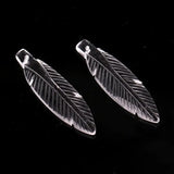 Hand Carved Amethyst Gemstone Feather Earrings, DIY Quartz Gemstone Earrings