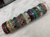 Fluorite Rhodonite Amazonite Sodalite Tiger Eye Bracelet