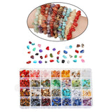 Natural Gemstone Chips Beads Crushed Rock Stone Loose Beads