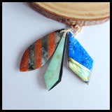 Chrysoprase Obsidian Labradorite Red Sand Sun Sitara Pendant Necklace Beads