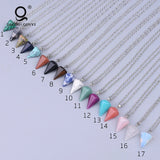 Gemstone Crystal Reiki Chakra Pendant Necklace