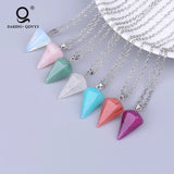 Gemstone Crystal Reiki Chakra Pendant Necklace
