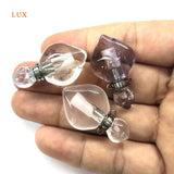 Gemstone Oil Diffuser Pendant Necklace Charms Set