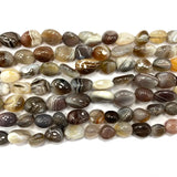 Gray Persia Agate 8-10mm Stone Beads for Jewelry Making