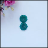 Green Agate Women Earring Bead 16x4mm