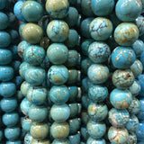 Green Turquoise Stone Beads 4-12MM Bracelet for DIY Jewelry Making