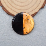 Labradorite Obsidian Gemstone Beads Intarsia Earrings Set