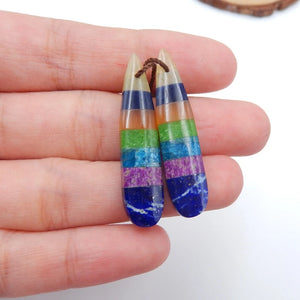 Lapis Lazuli Sugilite Sun Stone Blue Apatite Earring Beads
