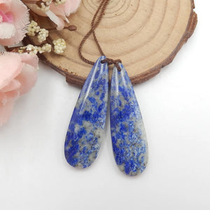 Lapis Lazuli Gemstone Woman Earrings Bead Fashion Jewelry
