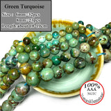 Gemstone Round Stone Beads For Jewelry Making DIY Bracelet