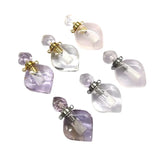 Gemstone Perfume Bottle Pendant Essential Oil Diffuser Set