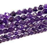 Amethyst Faceted Round Spacer Beads for DIY Jewelry Making
