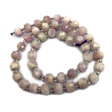 Gemstone Purple Kunzite Rondelle Faceted Spacer Beads for DIY Jewelry Making