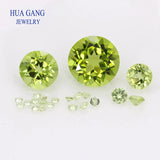 Chrysolite Olivine Peridot Beads Loose Gemstone Facetted Cut 1.0-10mm
