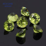 Chrysolite Olivine Peridot Beads Loose Gemstone Facetted Cut 1.0-10mm