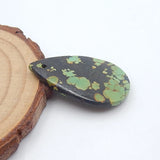 Turquoise Gemstone Pendant Bead, Jewelry Accessories, 32x20x3mm