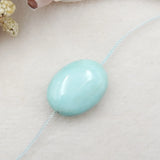 Natural Turquoise Pendant Bead 19x15x7mm