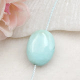 Natural Turquoise Pendant Bead 19x15x7mm