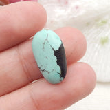 Natural Turquoise Pendant Bead 17x10x5mm
