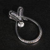 Zircon Lucky Pendant Real Silver 925 Jewelry Personalized Birthstone