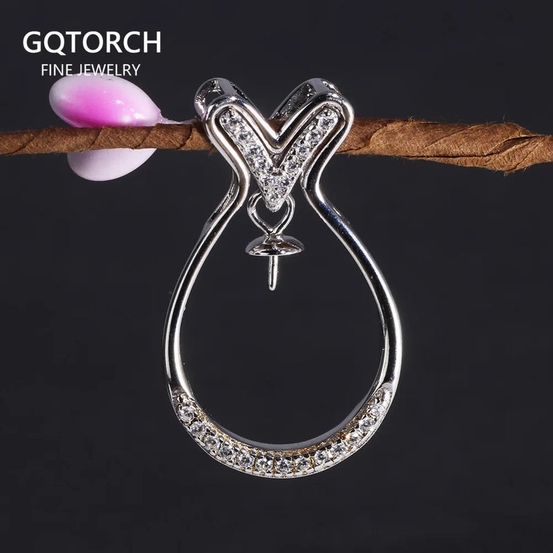 Zircon Lucky Pendant Real Silver 925 Jewelry Personalized Birthstone