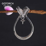 Zircon Lucky Pendant Real Silver 925 Jewelry Personalized Birthstone