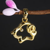 Zircon Lucky Pendant Real Silver 925 Jewelry Vintage Fine Jewelry