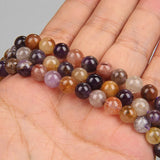 Auralite 23 Crystal Round Gemstone Beads for DIY Jewelry Making