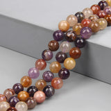 Auralite 23 Crystal Round Gemstone Beads for DIY Jewelry Making