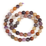 Auralite 23 Crystal Round Gemstone Beads for DIY Jewelry Making