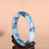 Natural Jade Bracelet Bangle Hand-Carved Charm Jewelry for Men Women Luck
