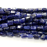 Natural Dark Sodalite Nugget Form Loose Smooth Necklace Bracelet Beads