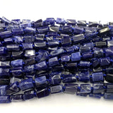 Natural Dark Sodalite Nugget Form Loose Smooth Necklace Bracelet Beads
