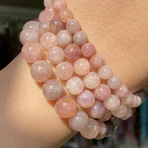 Pink Opal Stone Beads 6 8 10mm Round Loose Spacer Beads for DIY Jewelry