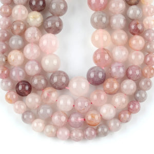 Pink Opal Stone Beads 6 8 10mm Round Loose Spacer Beads for DIY Jewelry