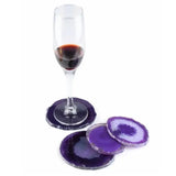 Natural Geode Agate Irregular Oval Display Stand Mat