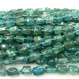 Green Fluorapatite Nugget Form Loose Smooth Bracelet