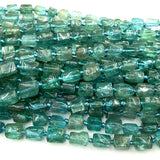 Green Fluorapatite Nugget Form Loose Smooth Bracelet