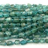 Green Fluorapatite Nugget Form Loose Smooth Bracelet
