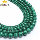 Malachite Stone Beads Green Round Spacer 4/6/8/10/12mm