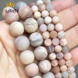 Matte Sunstone Beads 15'' 6/8/10/12mm