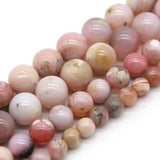 Peru Pink Opal Round Loose Beads 6 8 10MM Pick Size