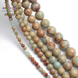 Natural ShouShan Stone Snakeskin Beads 4/6/8/10/12mm 15inches
