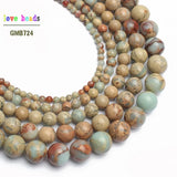 Natural ShouShan Stone Snakeskin Beads 4/6/8/10/12mm 15inches