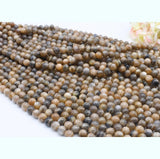 Natural Stone Beads Mix Moonstone Sunstone Round Loose Beads 15''