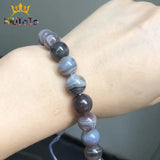 Persian Jade Round Stone Beads 7.5'' 6/8/10/12mm